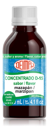 Concentrado Saborizante Sabor Mazapán D-15 Deiman 120 Ml.