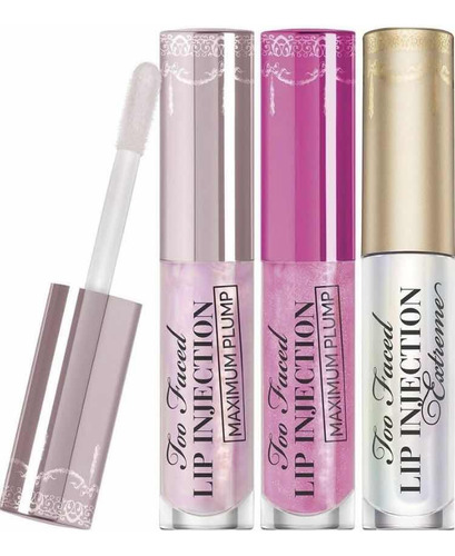 Too Faced Mini Plump & Go Lip Injection Gloss Set Original