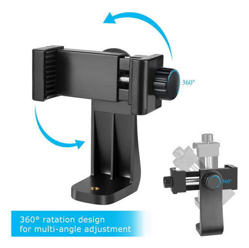 Soporte Portátil Para Trípode Con Rotación De 360 Grados Par