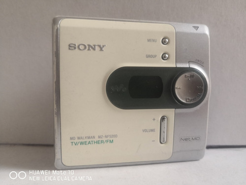 Imagen 1 de 3 de Sony Walkman Minidisc Netmd Mz-nf520d Funcionando