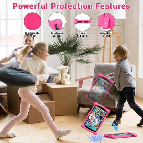 Tablet Contixo V10 Rosa, 7'', Con Lapiz, Wifi, 16 Gb Hd
