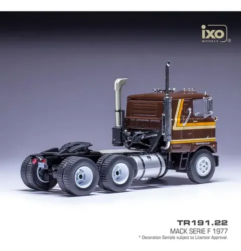 Miniatura Caminhao Mack F700 Serie 6x4 1977 Marron 1:43 Ixo