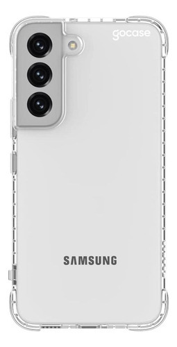 Capinha Para Celular Gocase Samsung Galaxy S22 Logo White Cor Transparente Liso
