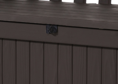 Imagen 5 de 8 de Banco De Jardin Con Almacenamiento Eden Brown