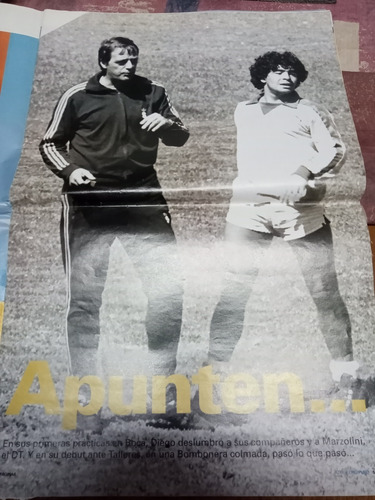 Revista Azul Y Oro Puro De Olé, Todo Diego En Boca Juniors. (Usado)