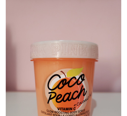 Victoria's Secret Coco Peach Body Scrub Exfoliante Corporal Fragancia Coco Durazno