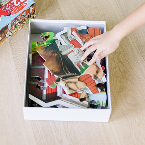 Rompecabezas Gigante Con Forma De Granero De Melissa & Doug