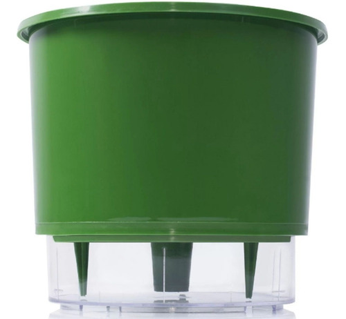 Vaso Raiz Auto Irrigável N3 16x14 Verde Escuro Autoirrigável