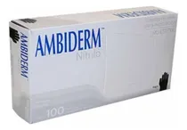 Comprar Guantes Ambiderm Nitrilo Soft Negro Talla M 100 Pz