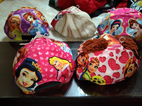 Set Accesorio Niñas Gorra Frozen Elsa Ana Princesa Sofía 