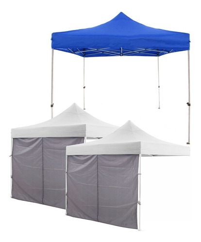 Gazebo 3x3 + 2 Laterales Ideal Playa Vientos Fuertes Importa
