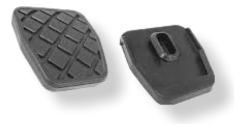 Capa Pedal Freio Embreagem Gol G4 G5 G6 G7 Saveiro Fox Par