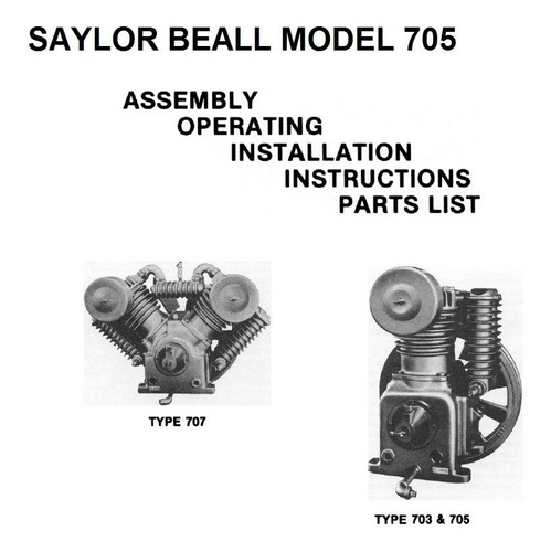 Juego Anillos 6094 Compresor Aire Saylor Beall Modelo 705