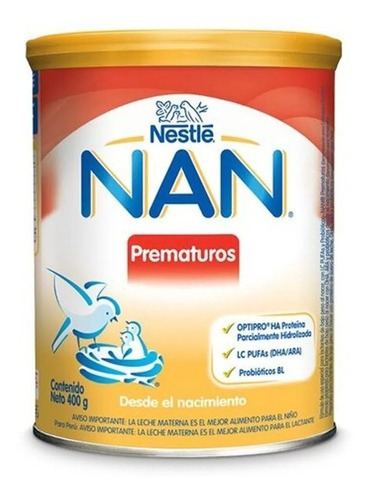 Formula Nan Prematuros X 400 Gr