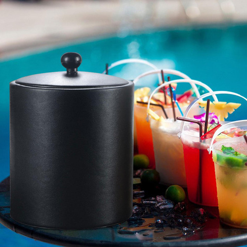 Cubo De Hielo Con Tapa Con Aislamiento De Doble Pared Sin