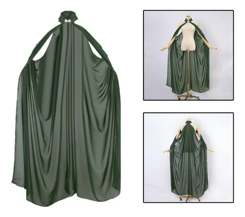 Capa Larga Para Mujer, Chal Fino Para Boda, Novia, Verde