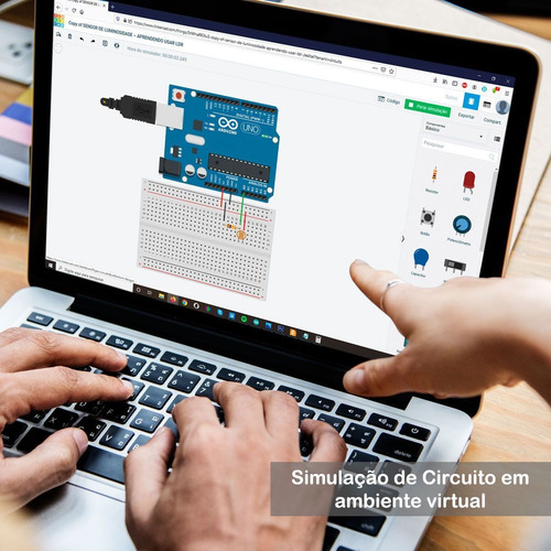 Imagem 2 de 5 de Kit Iniciante Robótica Para Arduino Com Tutorial +de 100 Pcs