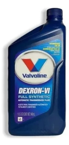 Aceite De Caja Automatica Valvoline Atf Dexron Vi Sintetico