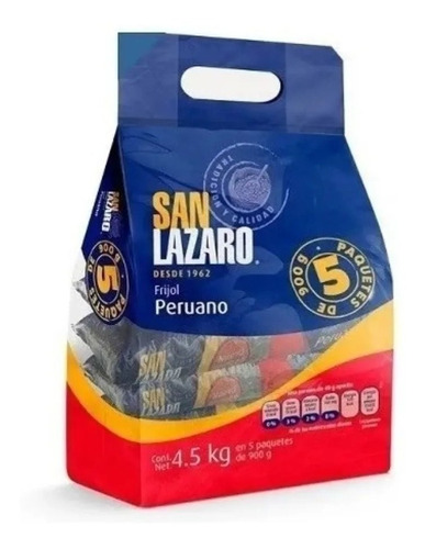 Frijol Peruano San Lazaro 5 De 900 G