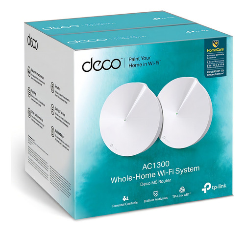Tp-link Sistema Wi-fi De Malla Ac1300, Deco M5 (2pack)