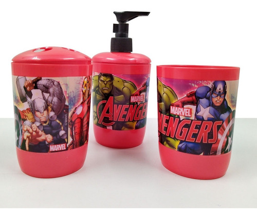 Set De Baño Avengers Original Marvel Hogar Decoración