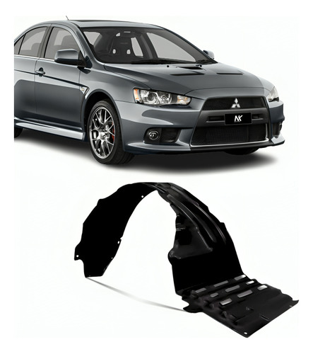 Parabarro Dianteiro Lancer 2008 2009 2010 Á 2018 Direito