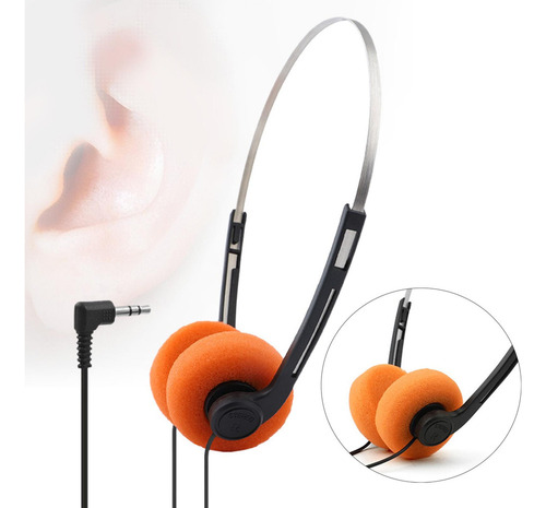 Auriculares De Estilo Retro, Accesorios Para Fotos, Naranja