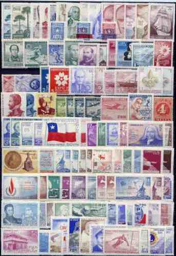 Chile Cerca De 110 Mint Muchas Series Completas Años 1965-75