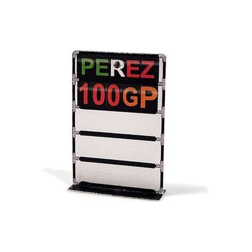 Pit Board 2016 Sergio Checo Pérez 100 Gps F1 Rusia 2016 1/43