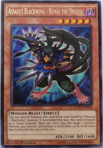 Yu-gi-oh! Assault Blackwing Docs-en018 1st Edition