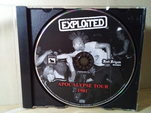 The Exploited-apocayipse Tour 1981 Cd Sin Graficas Nuevo 