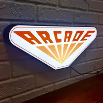 Comprar Cartel Cuadro Luminoso Logo Arcade Stranger Retro Led