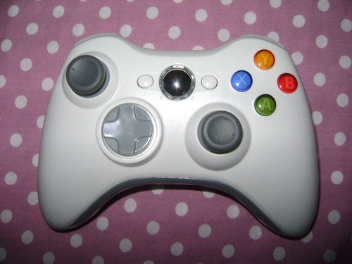 Controle Para Xbox 360 Wirelles, Joystick Branco