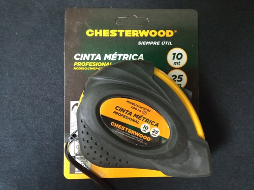 Cinta Métrica 10 Metros Profesional Chesterwood 