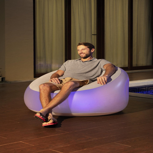 Sillón Inflable Inflate-a-chair Led 1,02mx97cmx71cm Bestway