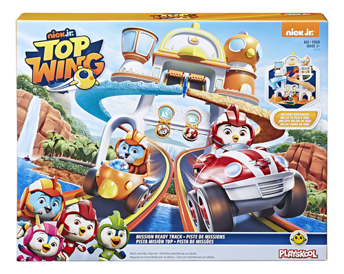 Pista Misión Top Wing Con Bolido De Rod Playskool Hasbro