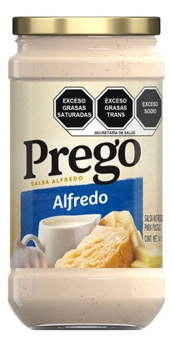 Salsa Para Pasta Campbell's Prego Tipo Alfredo 411 G