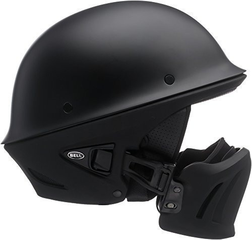 Bell Rogue Motocicleta Casco Solido Mate Negro Grande