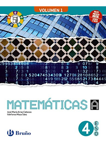 Matematicas 4 A Eso 3 Volumenes Proyecto 5 Etapas - Arias Ca