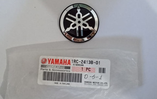 Genuine Yamaha Tanque Gel X 2 Emblema Dourado/Preto 45MM 