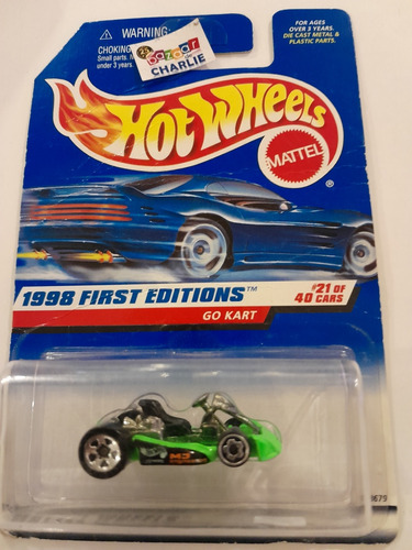 Hot Wheels | 1998 | First Editions | Go Kart Verde