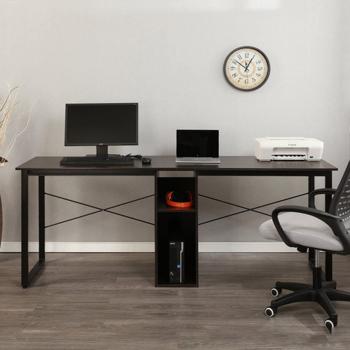 Escritorio De Computadora Moderno Y Sencillo Con Mesa Doble