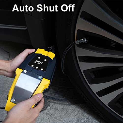 Inflador De Neumáticos Portátil Automóvil, Bomba De ...