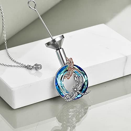 Collar De Cremación De Libélula Para Cenizas Para De