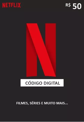 Cartão Pré-Pago Netflix Imediato - R$ 50