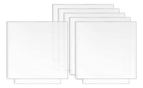 Láminas De Acrílico Transparente Para Base De Luz Cuadrado