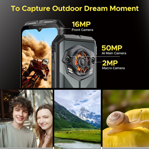 Smartphone Doogee S Punk Android 14 16 Gb+256 Gb/1 Tb 10800 Mah
