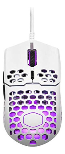 Cooler Master Mm711 Mouse Blanco Para Juegos Rgb De 60 G Con