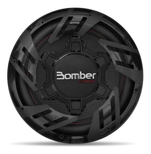 Auto Falante Subwoofer Bomber Carbon 12 Pol 250w 4 Ohms