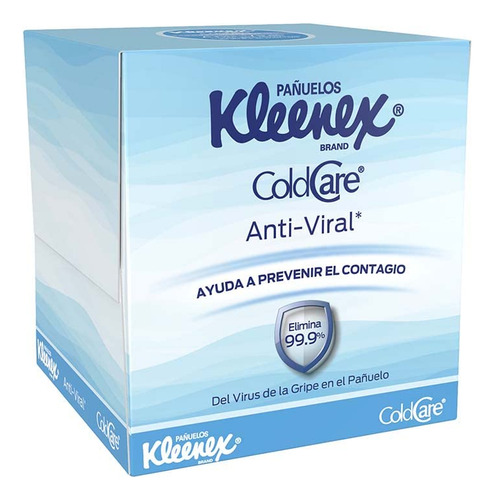 Kleenex Cold Care Antiviral 80 Pañuelos Y Elegance Black 50